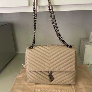 Rebecca Minkoff Edie Flap shoulder bag-in color cashmere